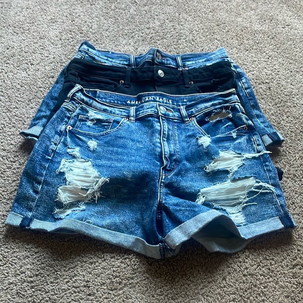 American eagle outfitters : mom short bundle